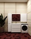 Style Line Мебель для ванной Бергамо Мини 90 Люкс антискрейтч Plus белая – фотография-13